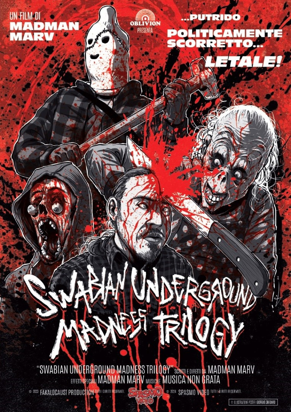 洋画・外国映画 Swabian Underground Madness Trilogy DVD Swabian Underground Madness Trilogy DVD Spasmo Video